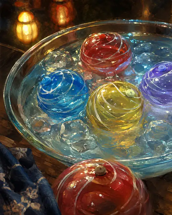 Four Yo-Yo Moons Cool the Summer Night