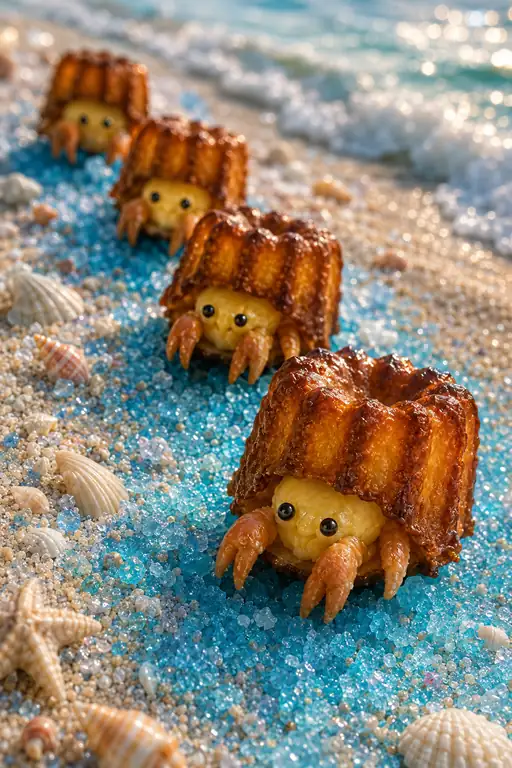 Little Hermit Crabs March Along the Sugar Shore