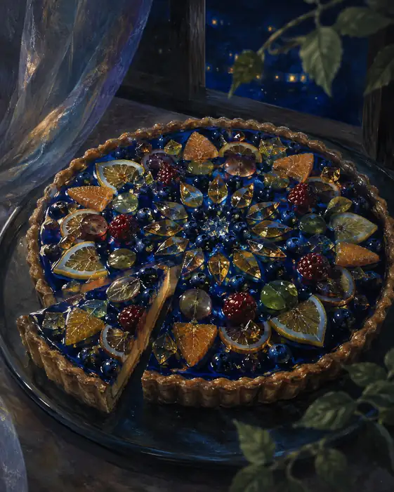 The Night Arranges Its Fruit Like a Kaleidoscope