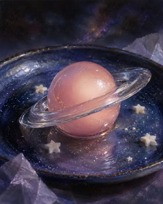 A Peach Planet Turns in the Quiet Galaxy