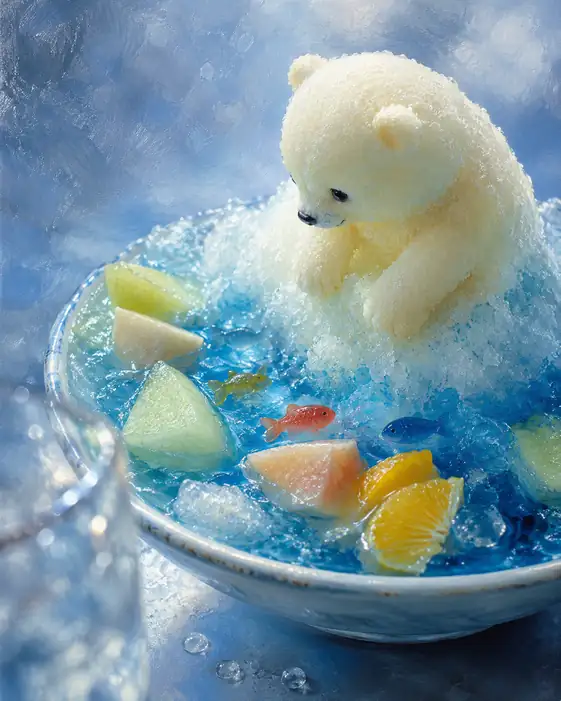 The Little White Bear Watches Summer Drift By