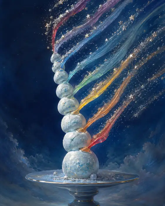 Comets Rise from a Tower of Summer Stars