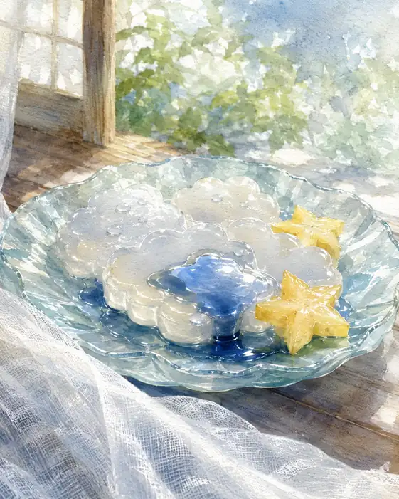 Cloud and Star Share One Plate