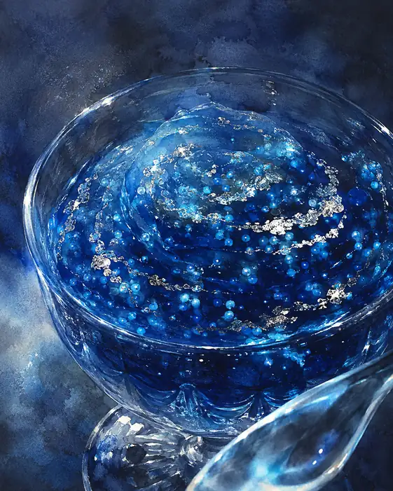 Night Plankton Stir the Blue Universe