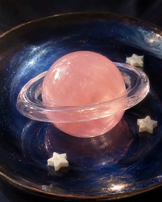 Saturn Ripens Peach-Pink