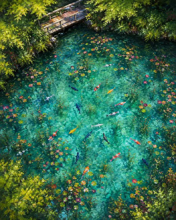 The Garden Seen by the Sky