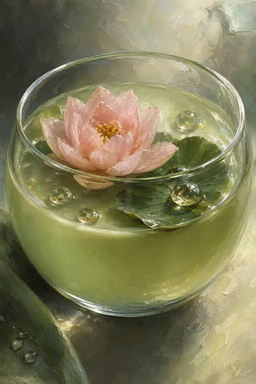 Lotus Keeps a Drop of Silence