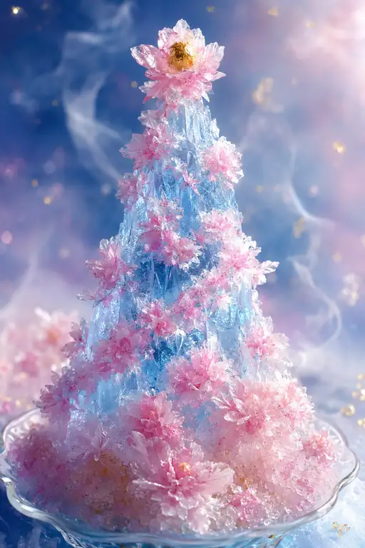 A Hundred Peach Blossoms Climb the Palace of Ice