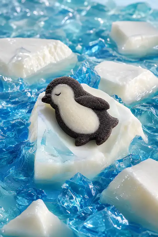 The Penguin Rests on Midsummer Ice