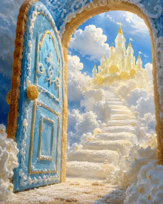 Beyond the Blue Door, the Lemon Castle Awaits