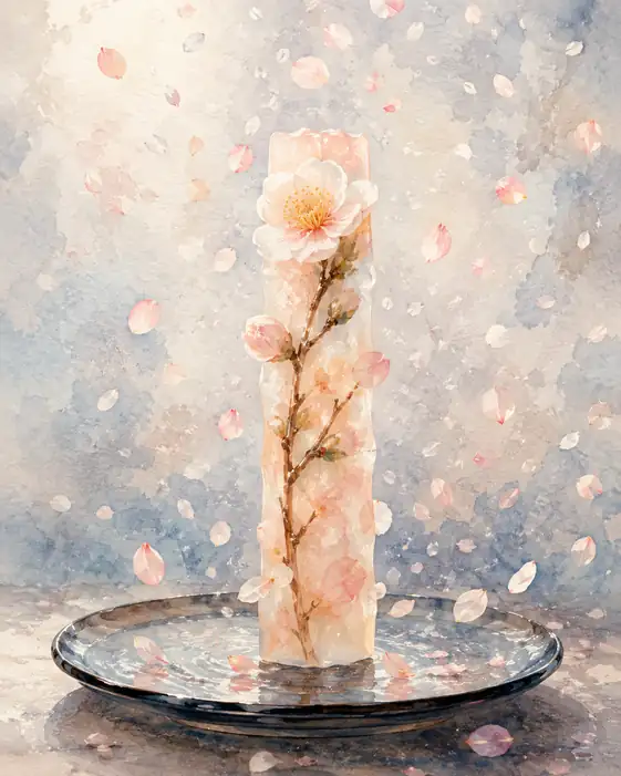 The Summer Camellia Keeps Every Falling Petal Still