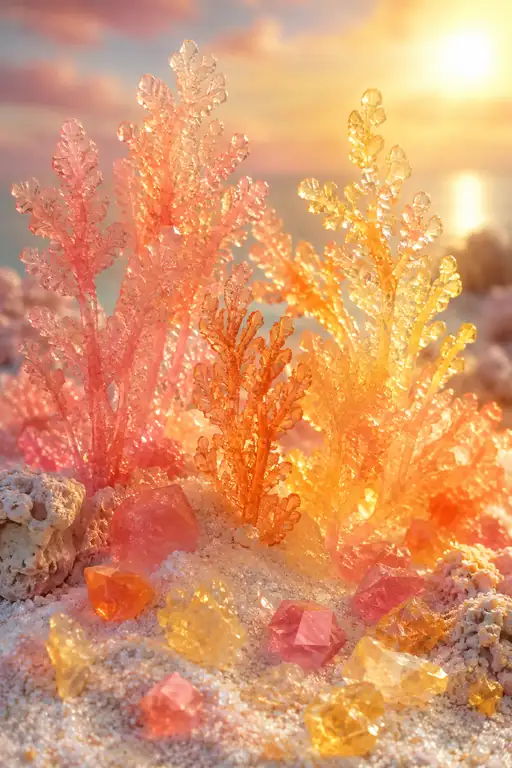 Morning Coral Learns the Colors of the Sun