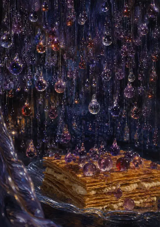 Grape Rain Freezes the Music of Midnight