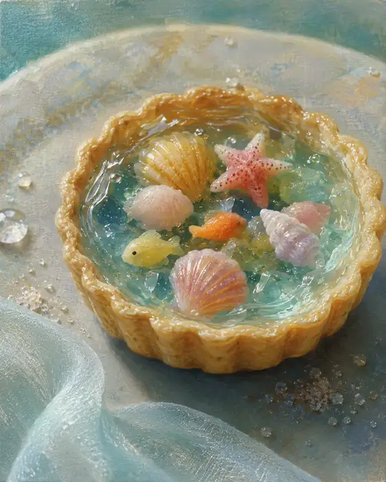 The Tiniest Sea Holds Shells, Stars, and Two Bright Fish
