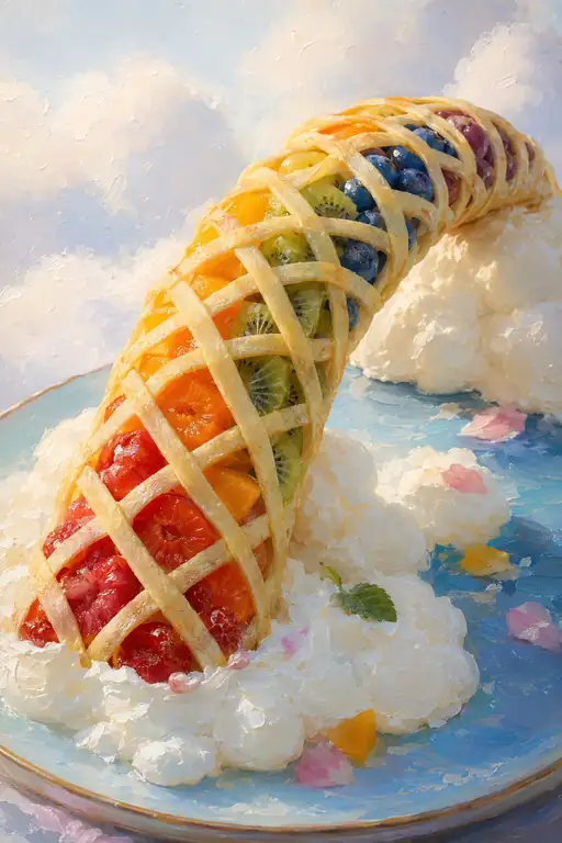 A Rainbow Baked across the Sky
