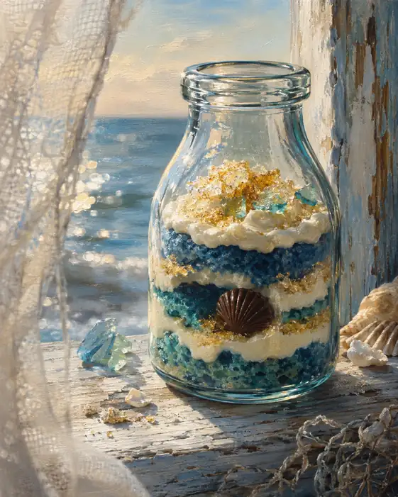 The Tide Leaves a Sweet Letter in Glass