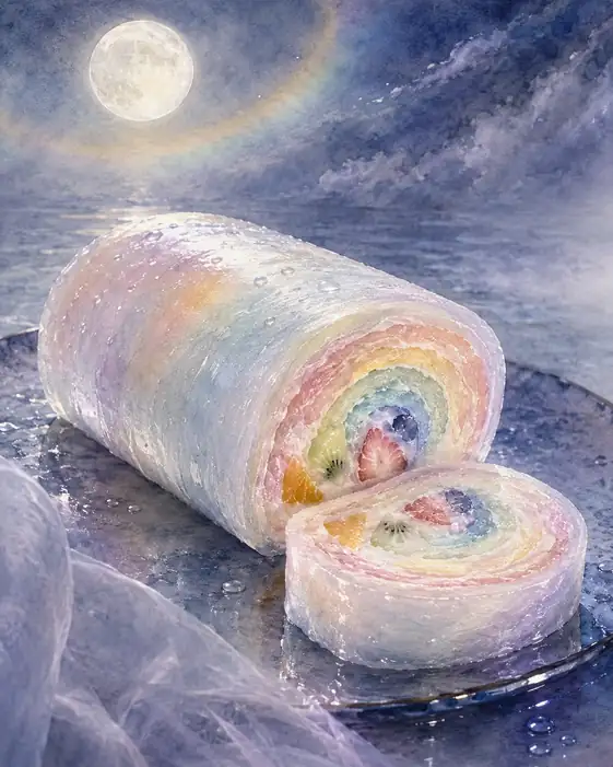 The Moonbow Hidden in Every Fold
