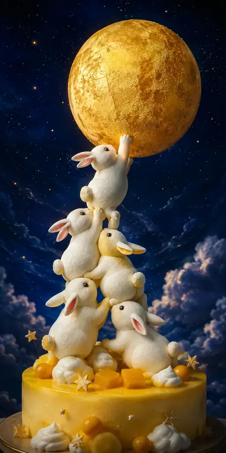 White Rabbits Build a Ladder to the Moon
