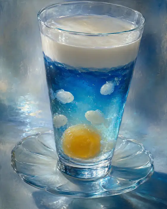 A Small Sun Beneath a Milk-White Sea