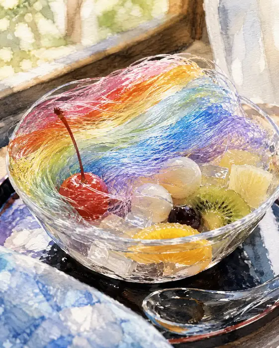 The Afternoon the Rainbow Loosened Its Hair