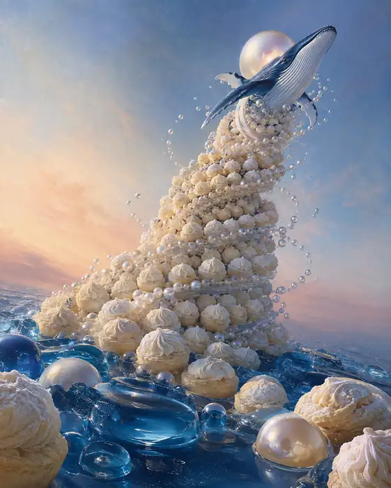 The Whale at the Summit of Pearls