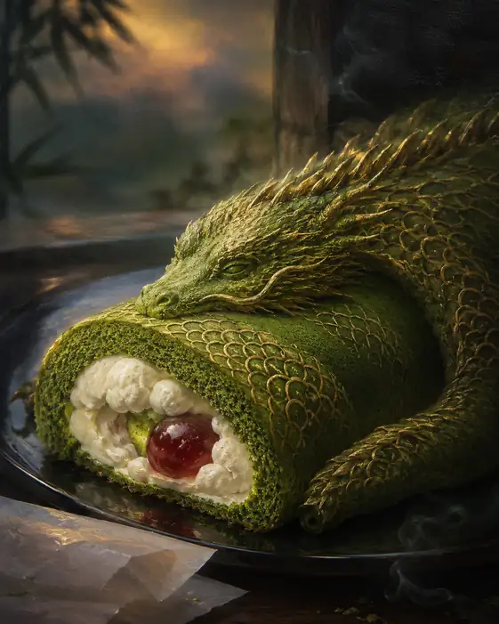 The Dragon Guarding the Ruby Heart