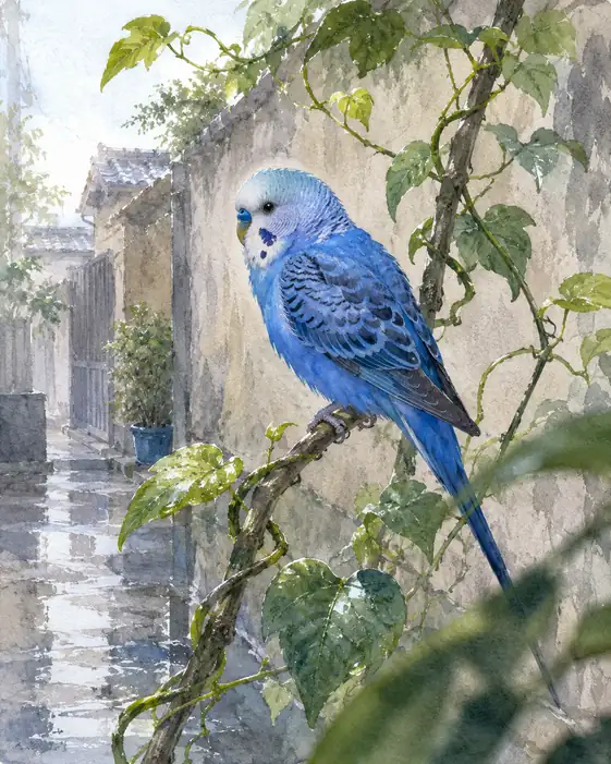 The Blue Bird Who Brought the Rain Home