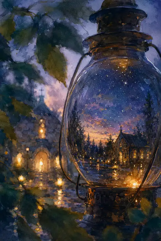 A Village Sky Kept Under Glass
