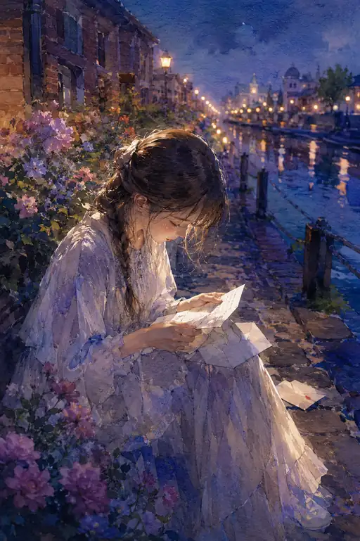The Words She Kept Until the Lamps Awoke
