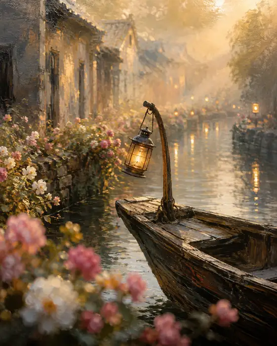The Boat That Borrowed Dawn's Lantern