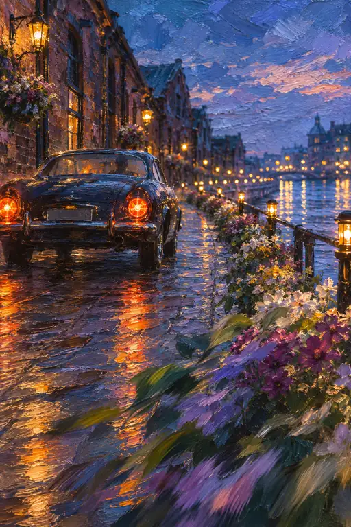 The Road Shines Before the Midnight Drive