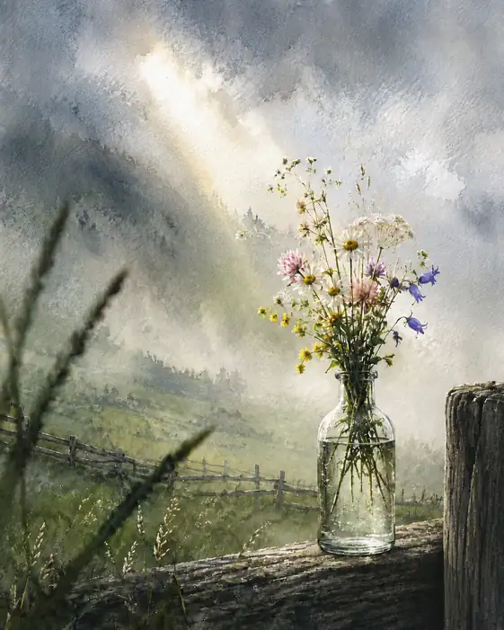 Wildflowers Holding Open the Storm