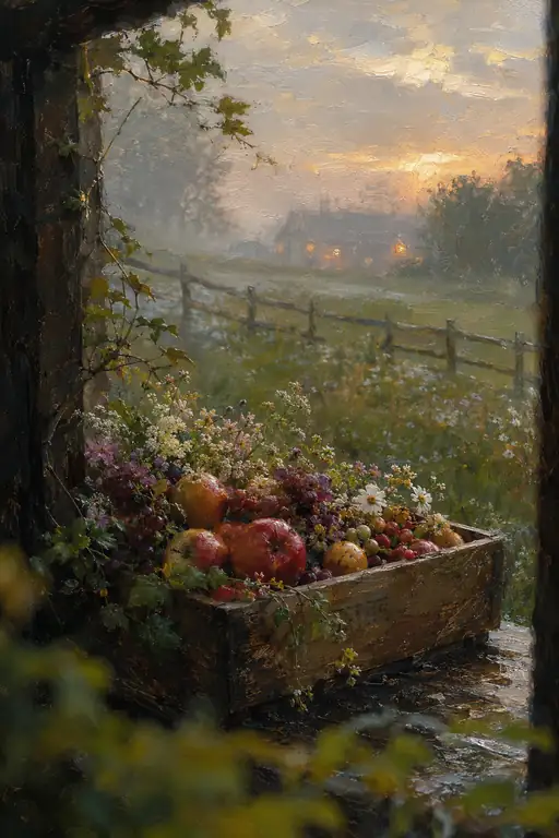 The Harvest Waits at the Threshold of Evening