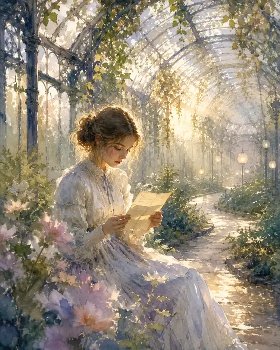 The Letter She Opened in a House of Sunlight