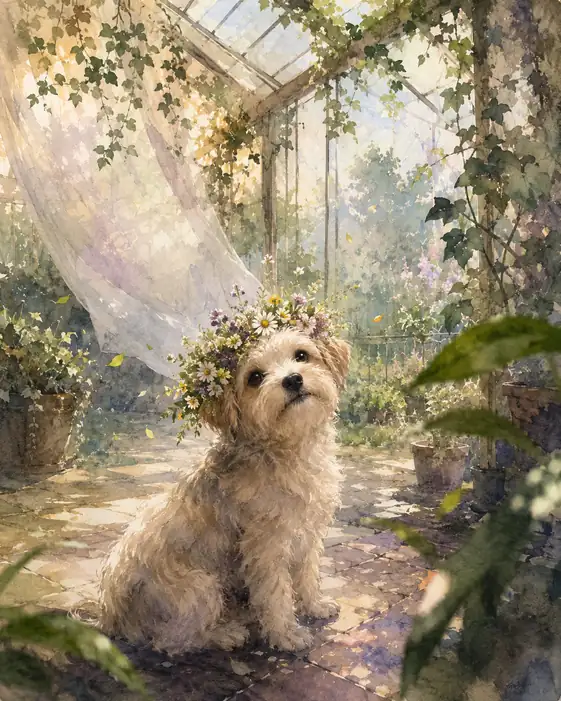 The Little Dog Who Became the Greenhouse Spring