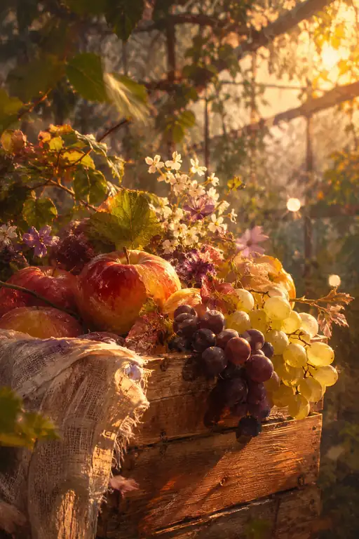 The Harvest Blushes in Greenhouse Gold