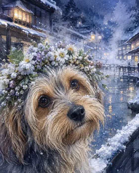 The Snow Gave Her a Crown of Wildflowers
