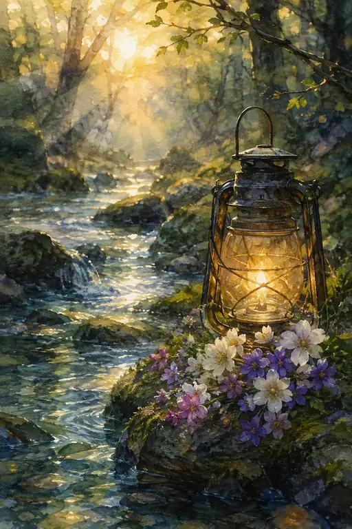 A Lantern Learns the Language of the Stream