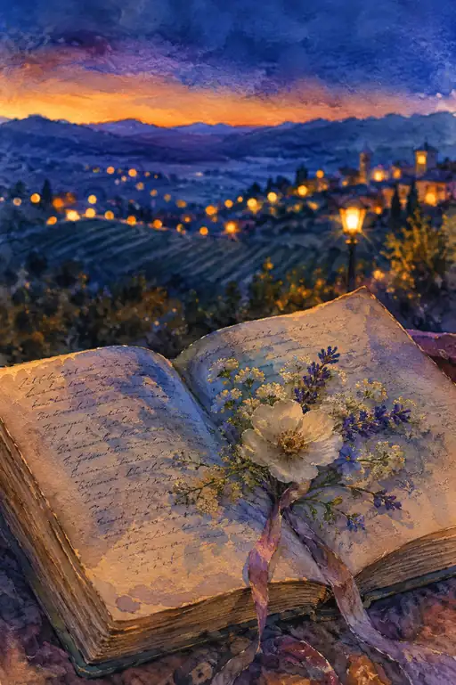 Pressed Blossoms Preserve the Valley's Afterglow