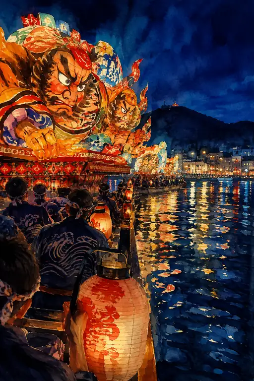 Radiance of the Mythic Guardian on Dark Waters