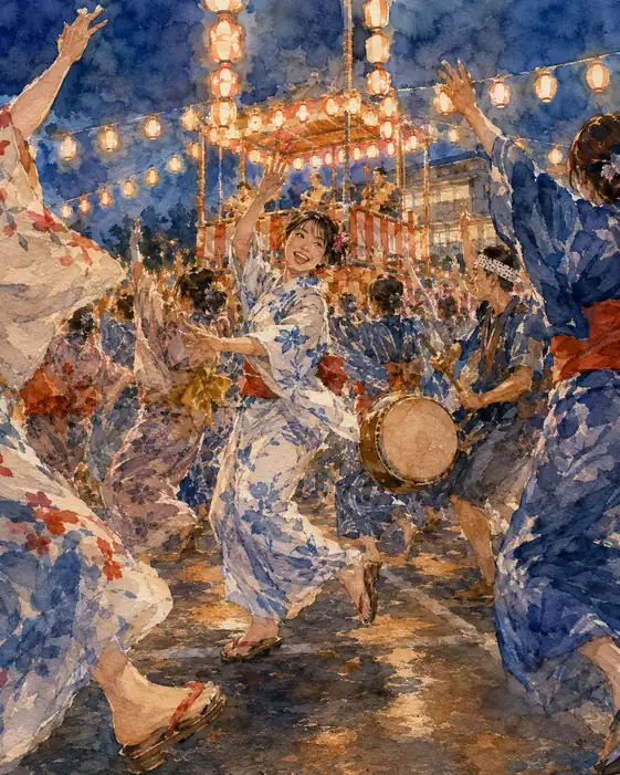 Swirling Summer Robes in Night Air (No. 30)