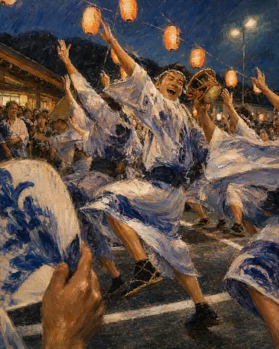 Swirling Summer Robes in Night Air (No. 31)