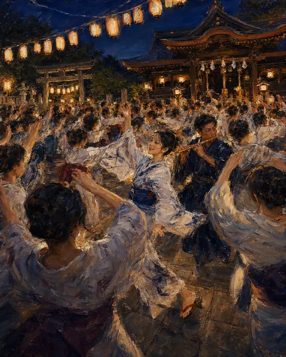 Swirling Summer Robes in Night Air (No. 33)
