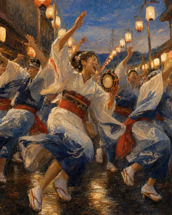 Swirling Summer Robes in Night Air (No. 37)