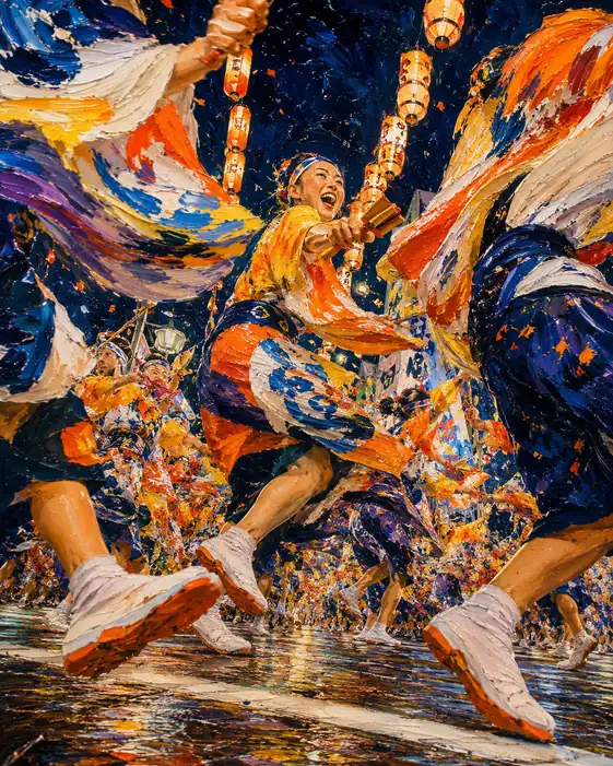 Swirling Summer Robes in Night Air (No. 41)