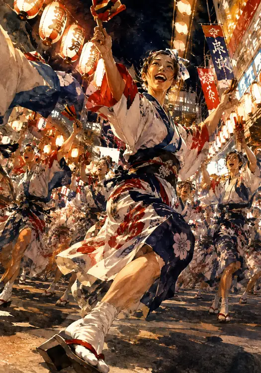 Swirling Summer Robes in Night Air (No. 47)