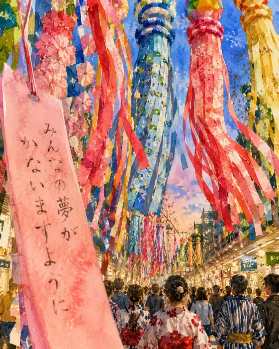 広場に満ちる願いの風音