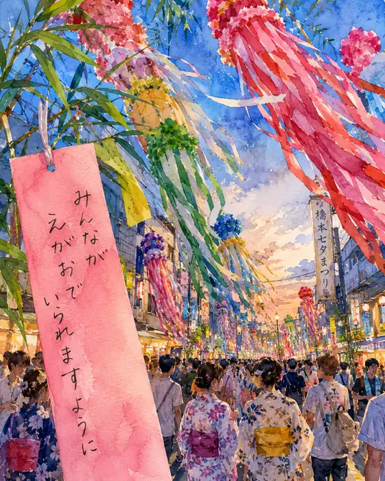 広場に満ちる願いの風音