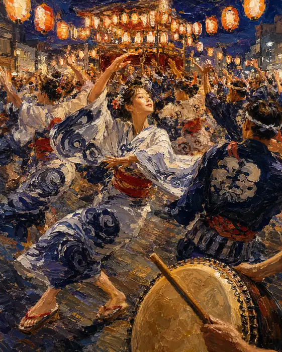 Swirling Summer Robes in Night Air (No. 67)