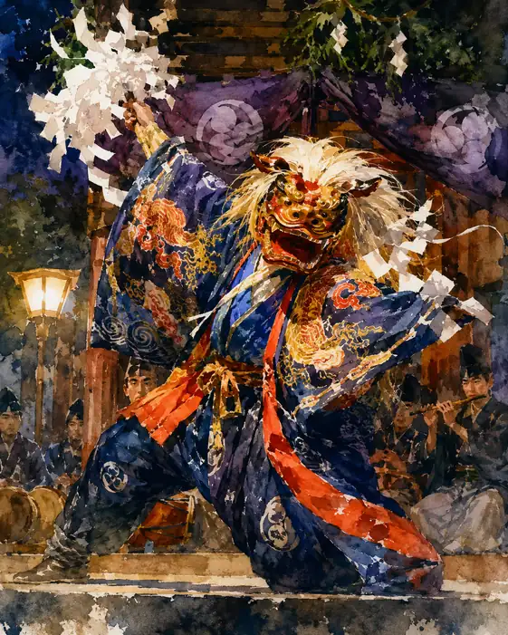 Swirling Summer Robes in Night Air (No. 73)